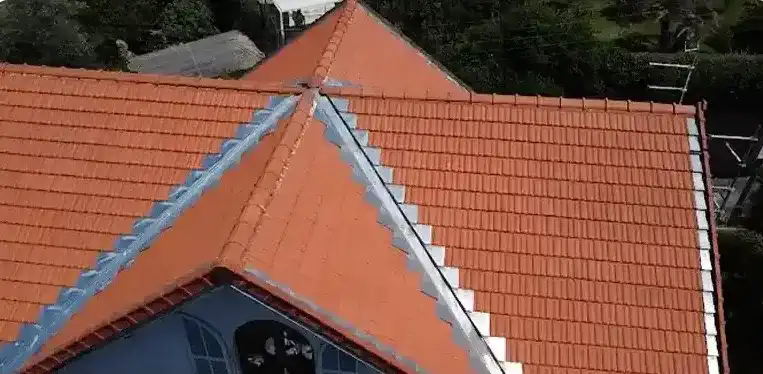 Couverture complète à Nice terminée vue aerienne